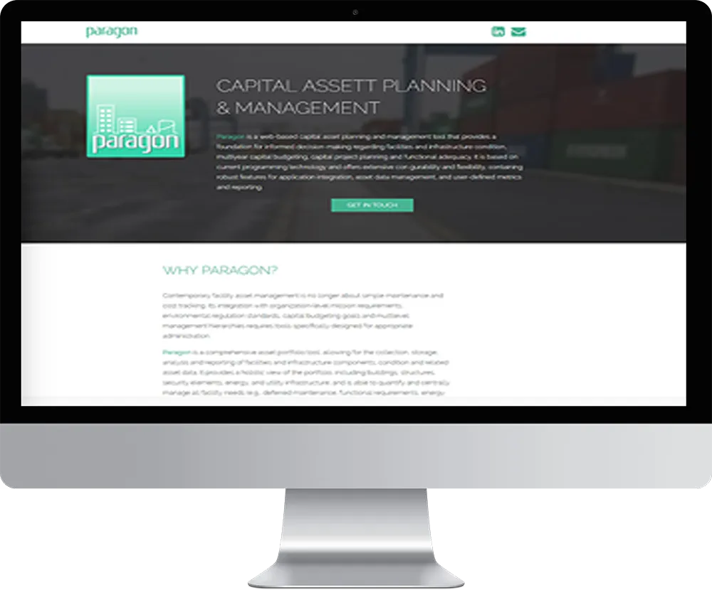 A screenshot of the Paragon site